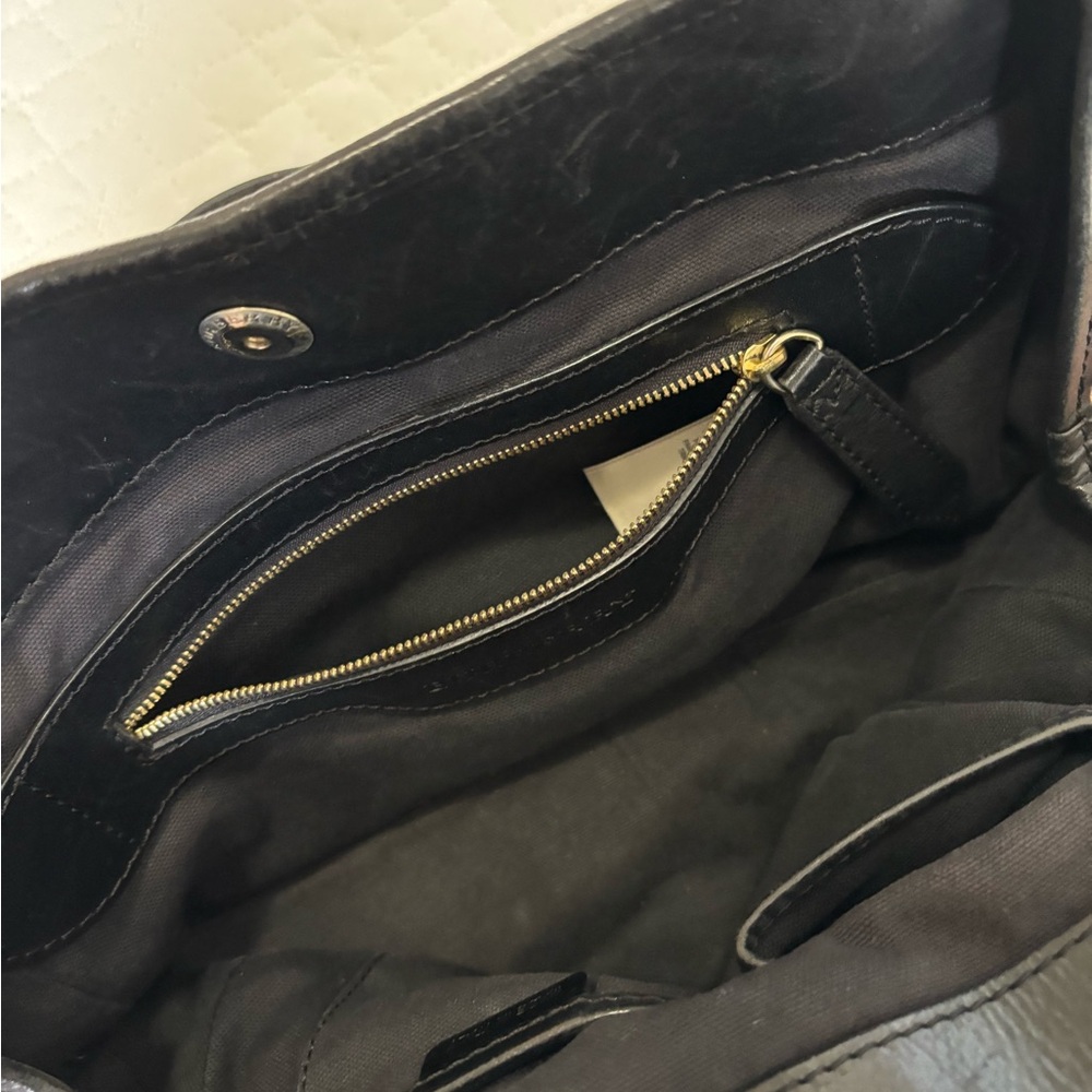 Burberry Tan and Black Tote Bag with Iconic Check Pattern - Picture 12 of 14